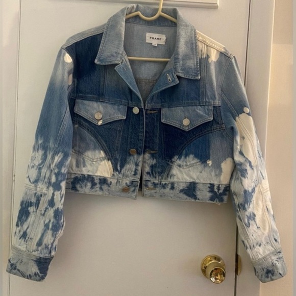 Frame Denim Jackets & Blazers - Frame Crop Denim Jacket